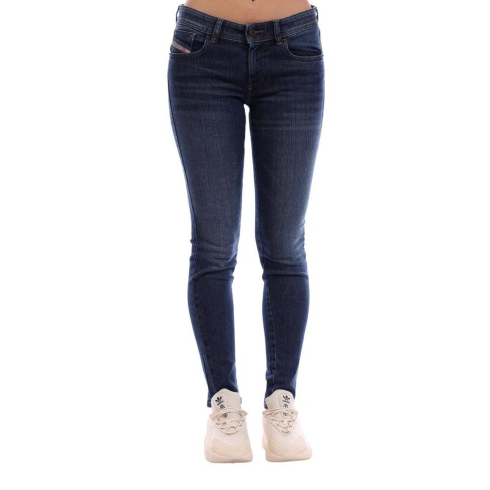 Diesel Womens/Ladies Mid Rise Straight Leg Jeans / Blue Denim - Picture 3 of 4